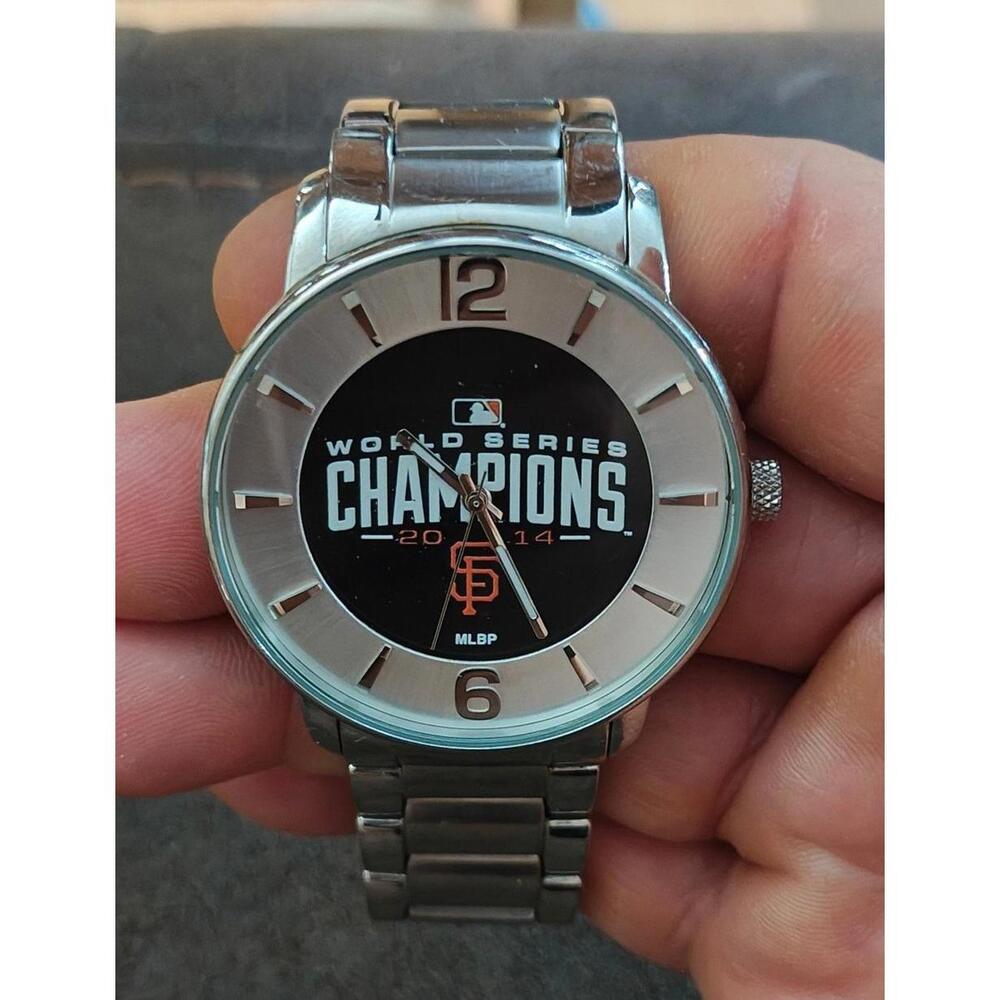 Rare Game Time San Francisco Giants 2014 World Series Champions Watch